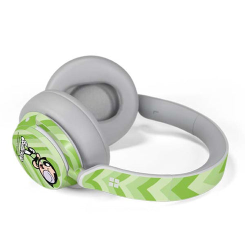 Cartoon Network Powerpuff Girls Buttercup Green Hearts Surface Headphones Skin